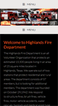 Mobile Screenshot of highlandsfire.com