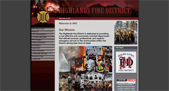 Desktop Screenshot of highlandsfire.org