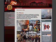 Tablet Screenshot of highlandsfire.org